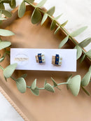 Book Library Stud Earrings  -3