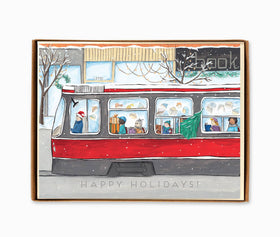 Toronto Streetcar Holiday Cards Box of 8