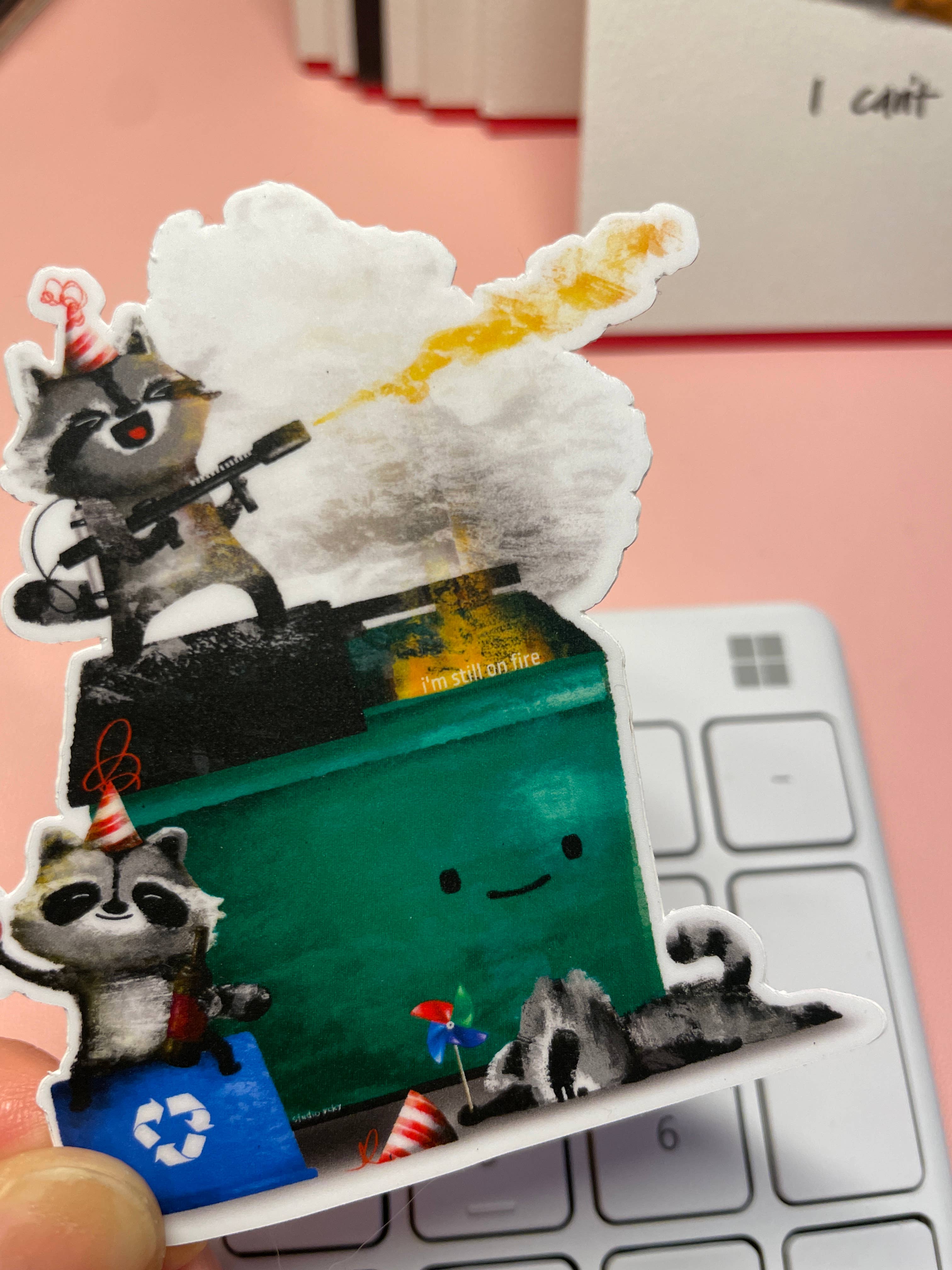Sticker - Dumpster Fire - 0