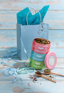 Holiday Trio Tin & Spoon - Organic Black, Purple, Herbal Tea-7
