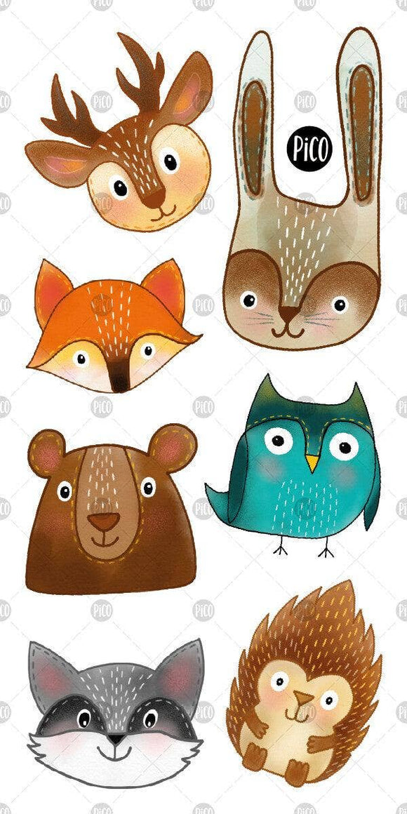 The Animals of the Forest - Temporary Tattoos