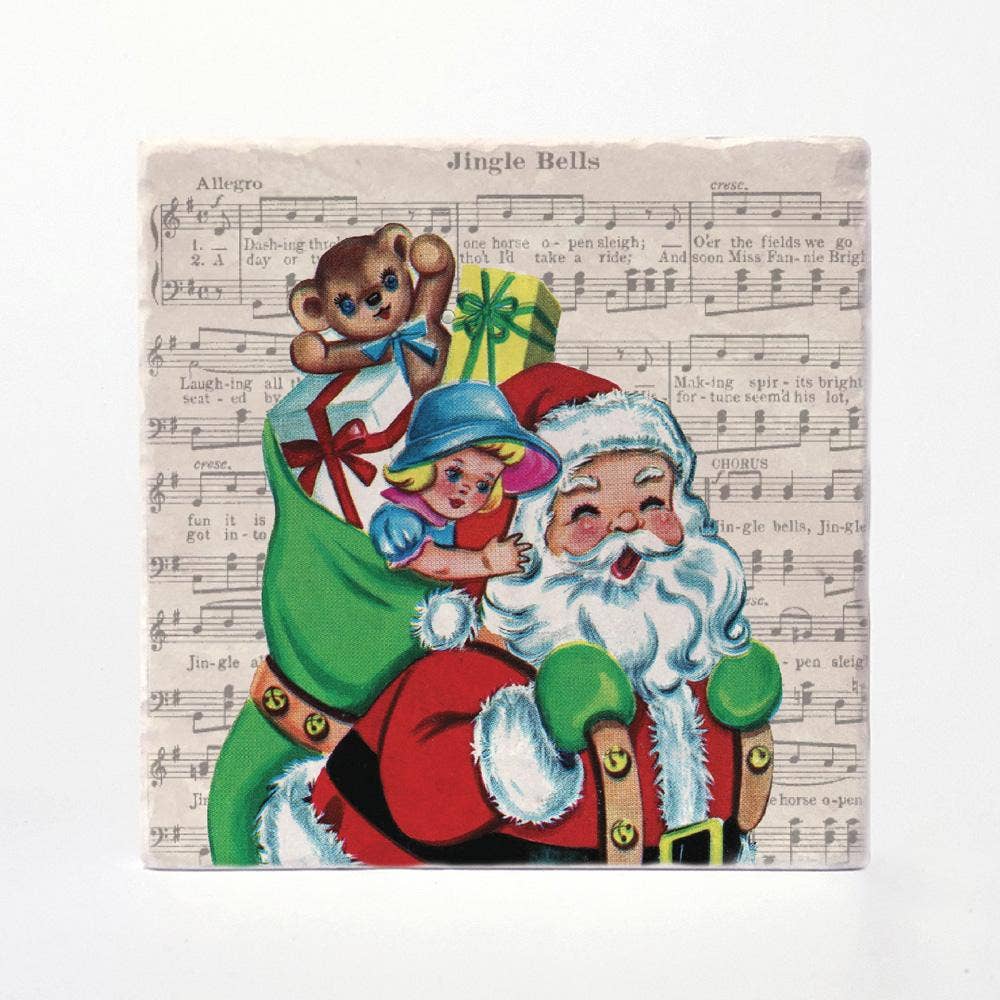 Vintage Christmas Icons Coasters