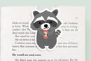 Raccoon Jumbo Magnetic Bookmark-1