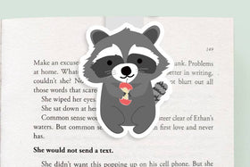 Raccoon Jumbo Magnetic Bookmark