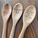 Funny Humor Laser Engraved Wooden Spoon-9