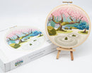 Japanese Garden DIY Embroidery Kit-1