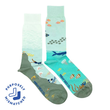 Men's Underwater Scene Socks