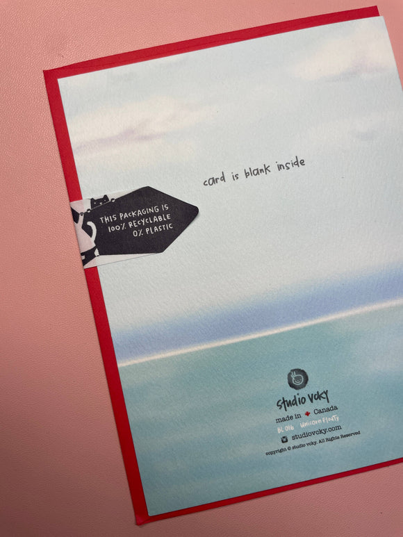 Greeting Card - Unicorn Floaty