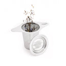 Tea Infuser with Dual-use Coaster Lid - Tea Steeper Strainer-3
