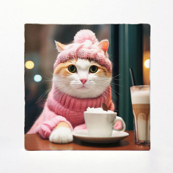Cozy Cats With Coffee