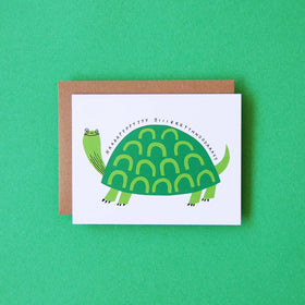 Turtle - Birthday Card - 0