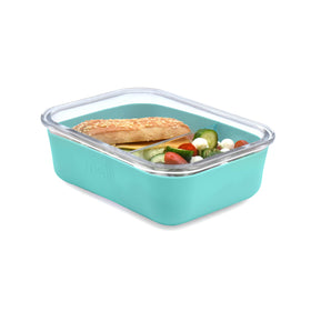 Glass Bento Box with Silicone Sleeve - 0