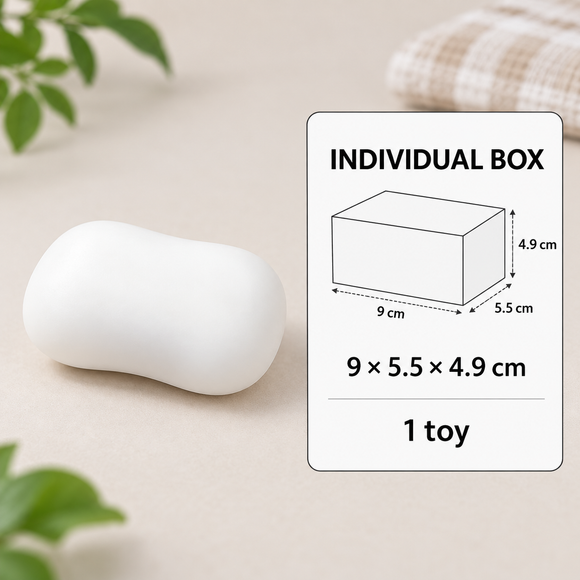 Soap Bar Squishy Toy – Crunchy Block Texture