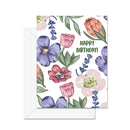 Happy Birthday (Floral) -  Greeting Card-1