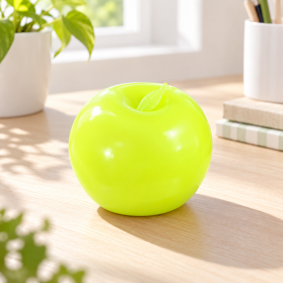 Green Apple Squishy Toy – Crunchy Block Texture
