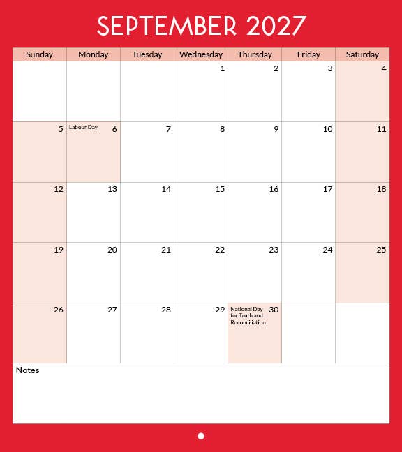 2027 Toronto Streetcar Calendar
