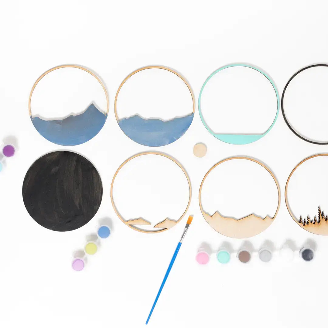 Peaceful Paddle Shadow Box Kit