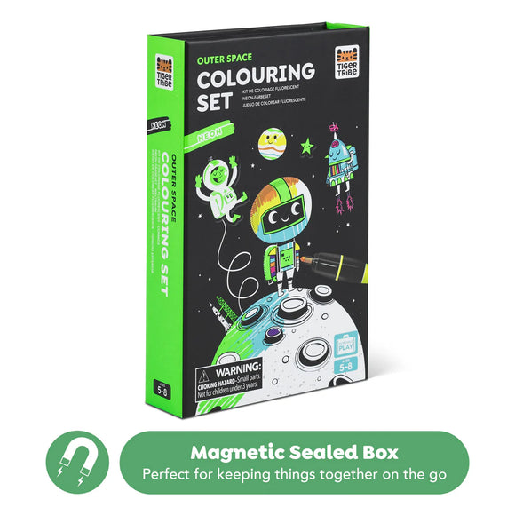 Neon Colouring Set - Outer Space