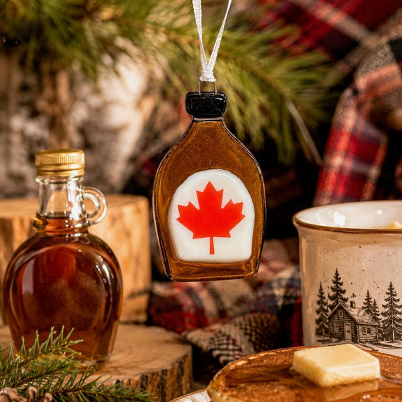 Maple Syrup Bottle Ornament