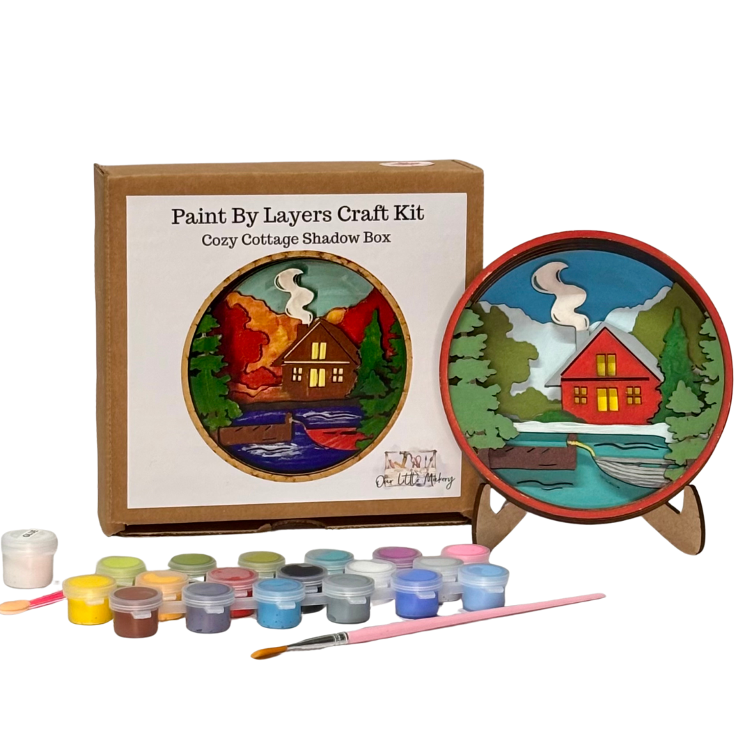 Cozy Cottage Shadow Box Kit - 0