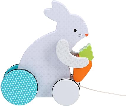 Busy Bunny Wooden Pull Toy