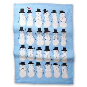 Snowmen Holiday Tea Towel - 0