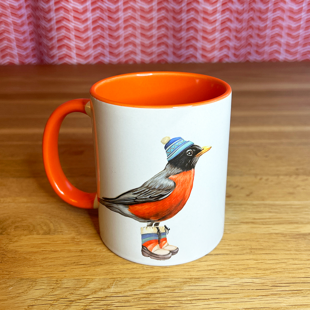 North American Robin Mug