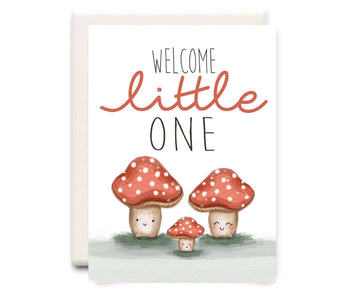 Welcome Little One | New Baby Greeting Card