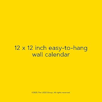 Lego 2026 Wall Calendar