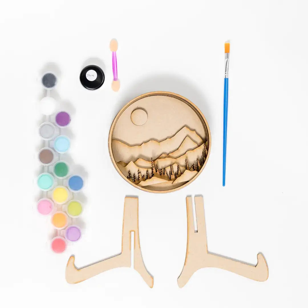 Peaceful Paddle Shadow Box Kit