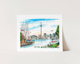 Toronto Island Skyline Poster