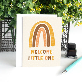 Welcome Little One Baby Shower Card - 0