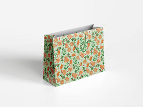 Gingerbread Pattern Gift Bag