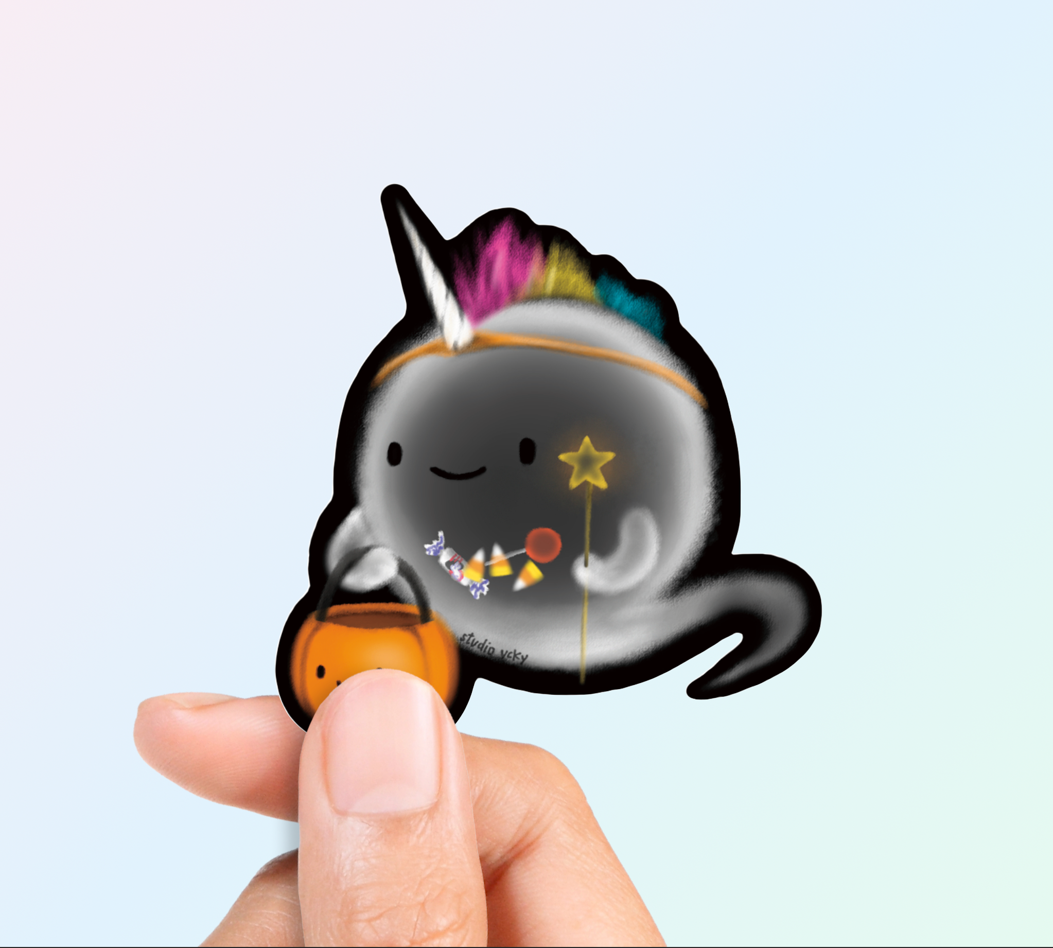 Sticker - Cute But Spooky - 0
