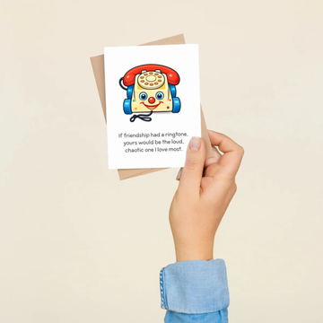 Gen X Retro Toy Phone Card - 0