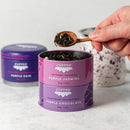 Purple Tea Trio Tin & Spoon - Organic, Fair-Trade Tea Gift-8