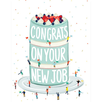 New Job Cake Card - 0