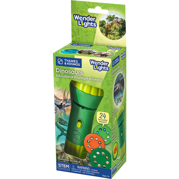 Wonder Lights: Dinosaurs - Educational Flashlight Projector