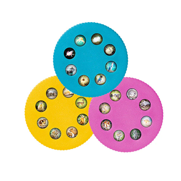 Wonder Lights: Cute Animals - Educational Flashlight Projector