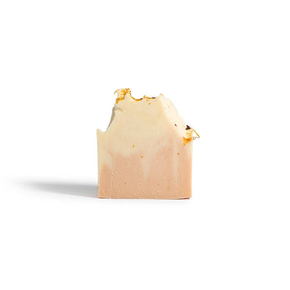 Rosé All Day Soap Bar - Handmade Rosé All Day soap bar in soft pink with gold leaf detail, unique Canadian gift.