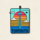 Sunset CN Tower Enamel Pin-1