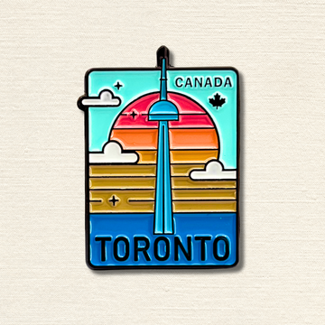 Sunset CN Tower Enamel Pin