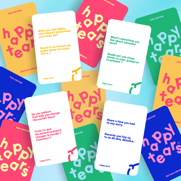Happy tears: kids edition (bilingual conversation cards)