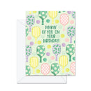 Dinkin' Of You On Your Birthday! - Greeting Card-1