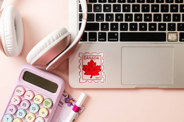 Canada Postage Stamp Vinyl Sticker - 0