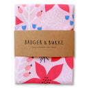 Poinsettia Holiday Tea Towel-1