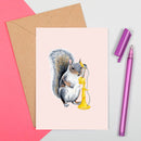 Squirrel on the Phone Card-1