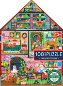 Christmas House 100 PC Puzzle-1