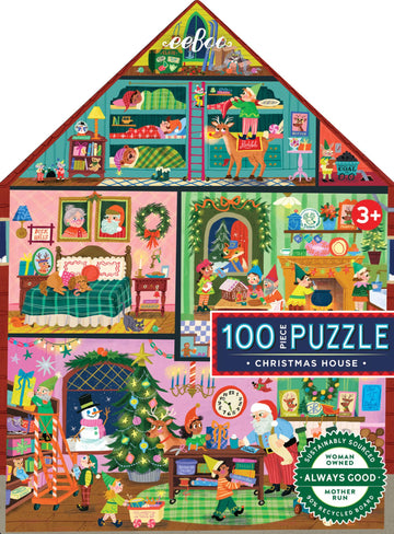 Christmas House 100 PC Puzzle