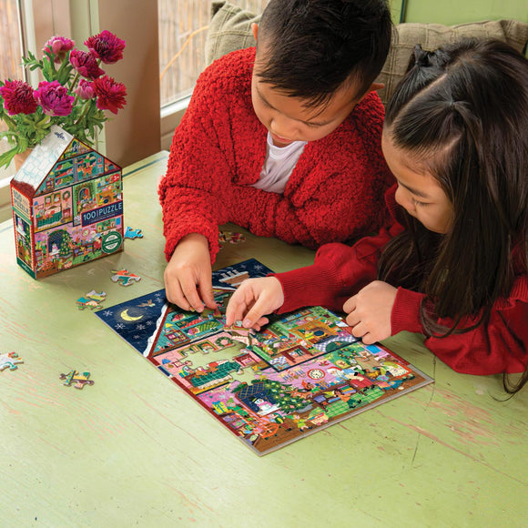 Christmas House 100 PC Puzzle